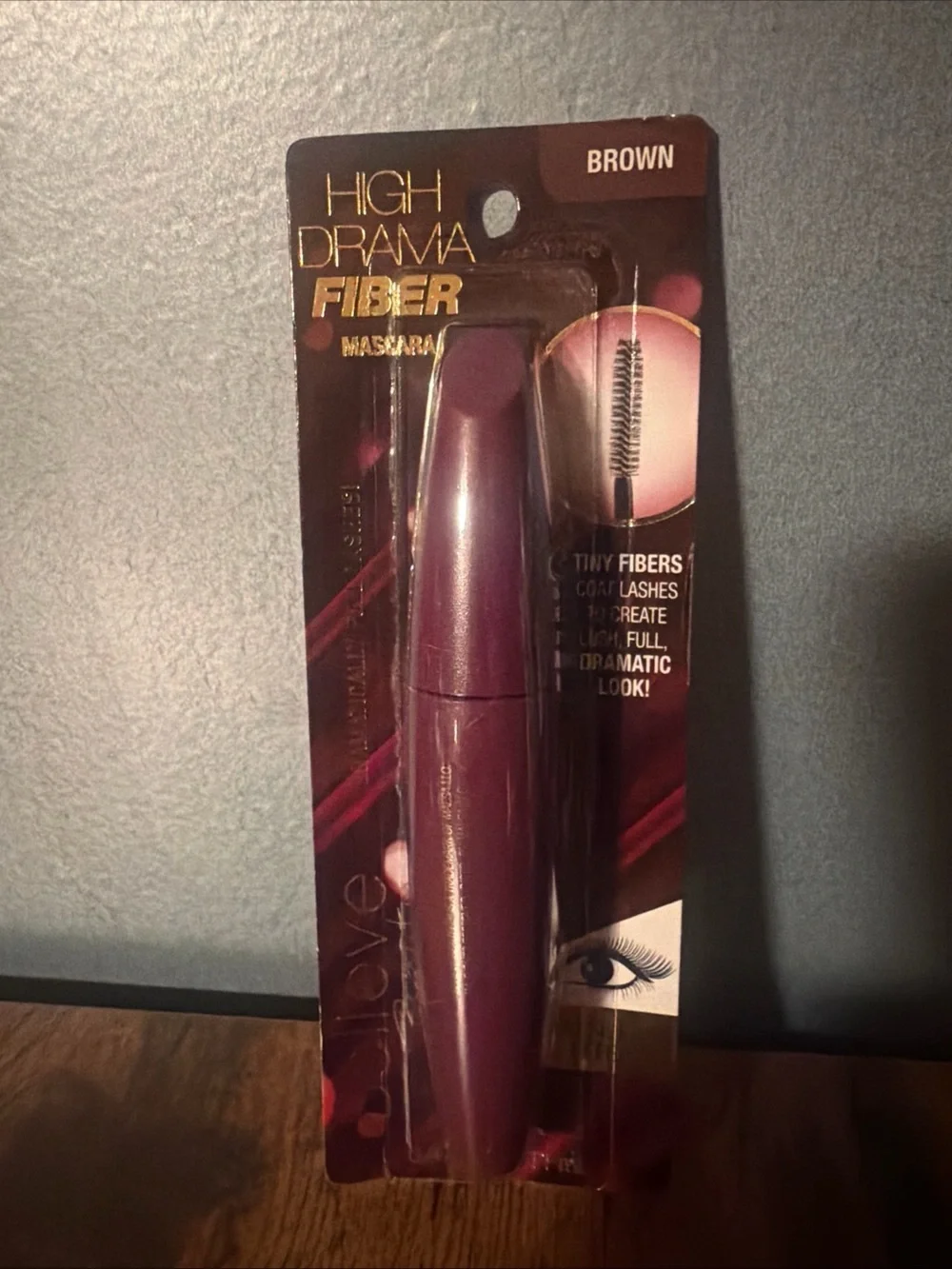 Believe Beauty High Drama Fiber Mascara - Brown